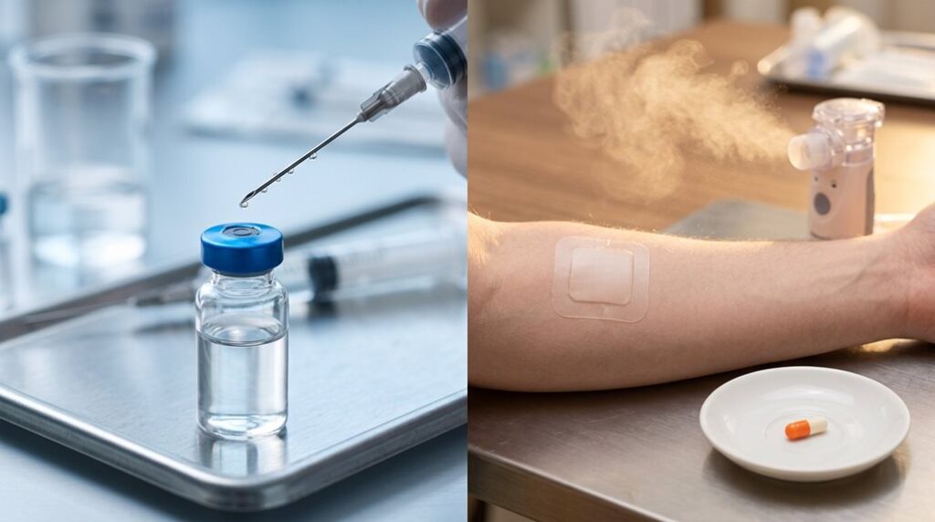 comparing peptide delivery methods