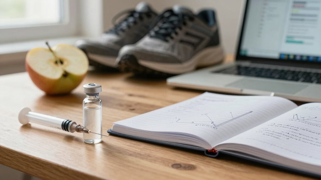 diet exercise essential with peptides