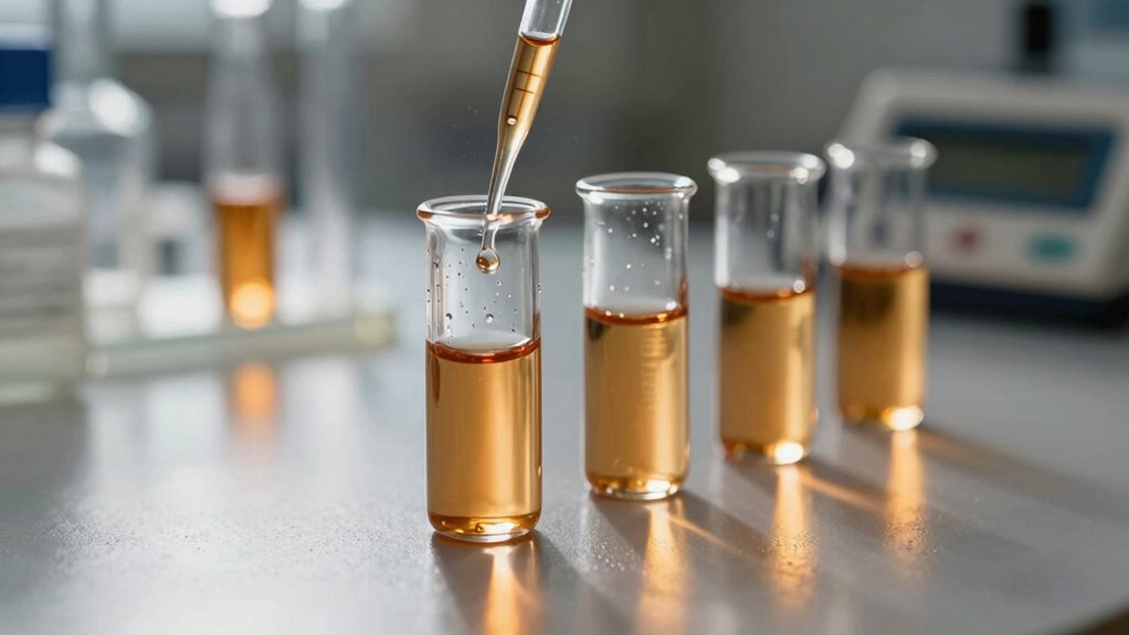 exponential peptide clearance timeline