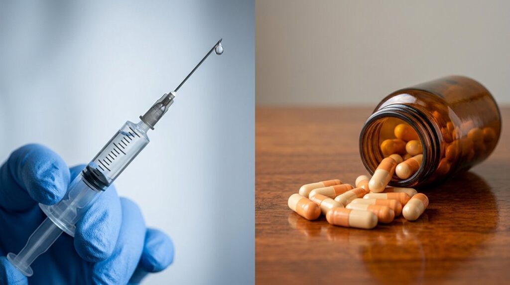 injectable vs oral peptides comparison differences