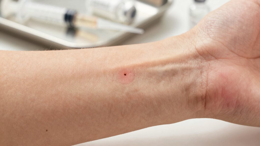 injection site reactions common transient mild