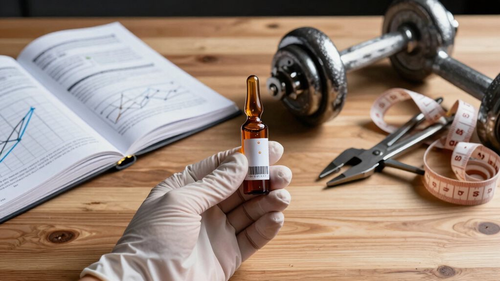 limited evidence for muscle gain from peptide hormones