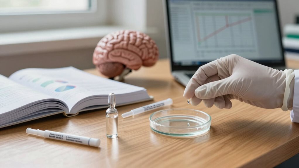 limited human evidence for brain peptides