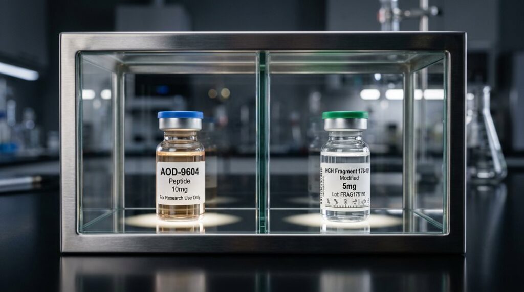 comparing fat burning peptides