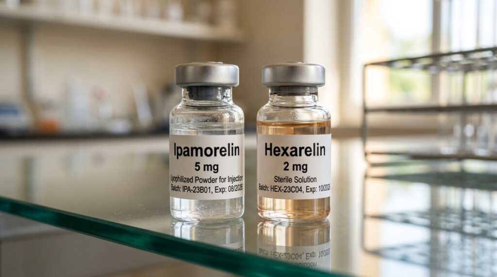 comparison of growth peptides
