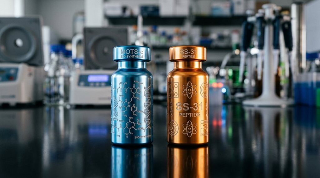 comparison of mitochondrial peptides