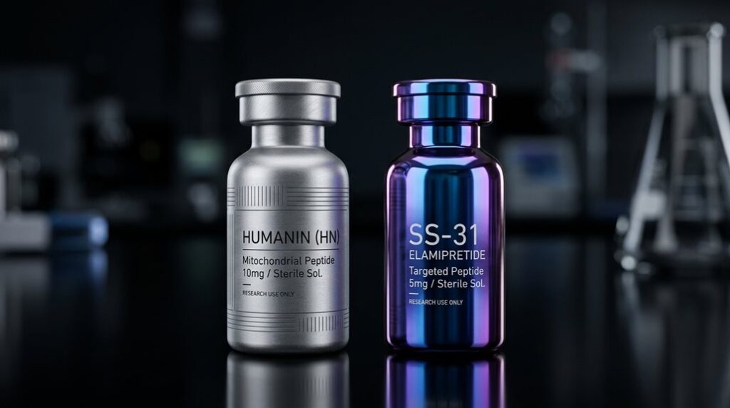 comparison of mitochondrial peptides
