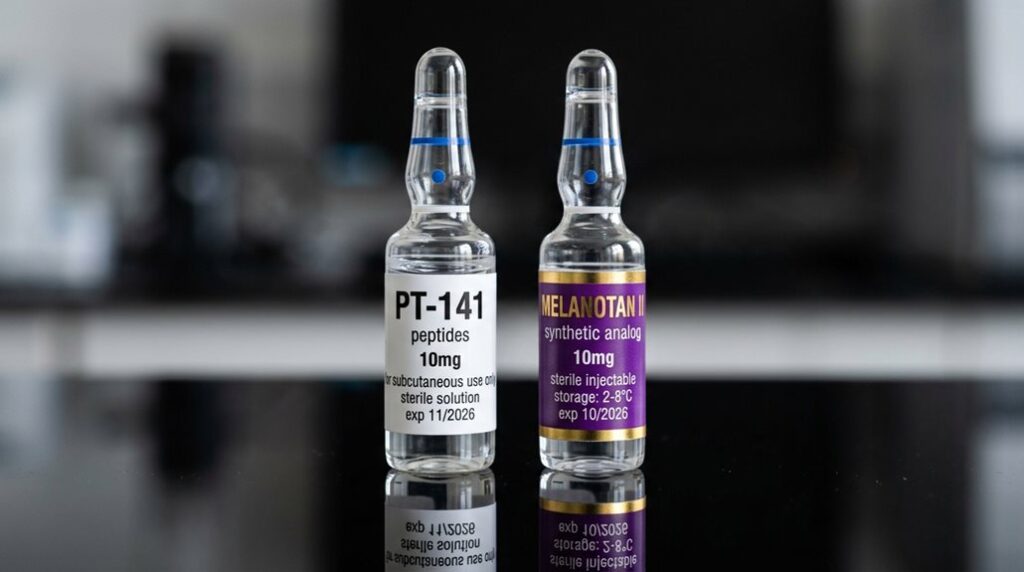 comparison of peptide analogs