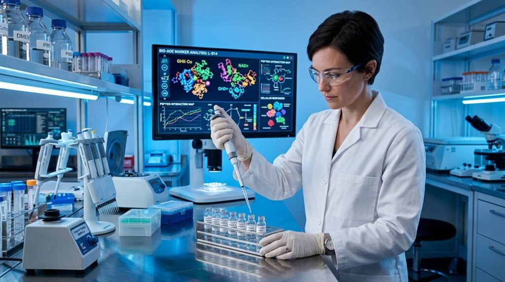 peptides biomarkers longevity research